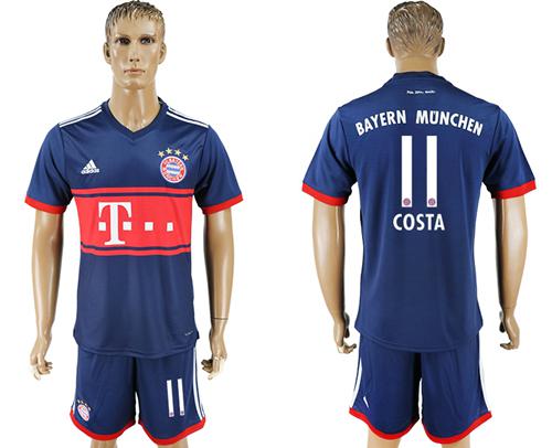 Bayern Munchen #11 Costa Away Soccer Club Jersey